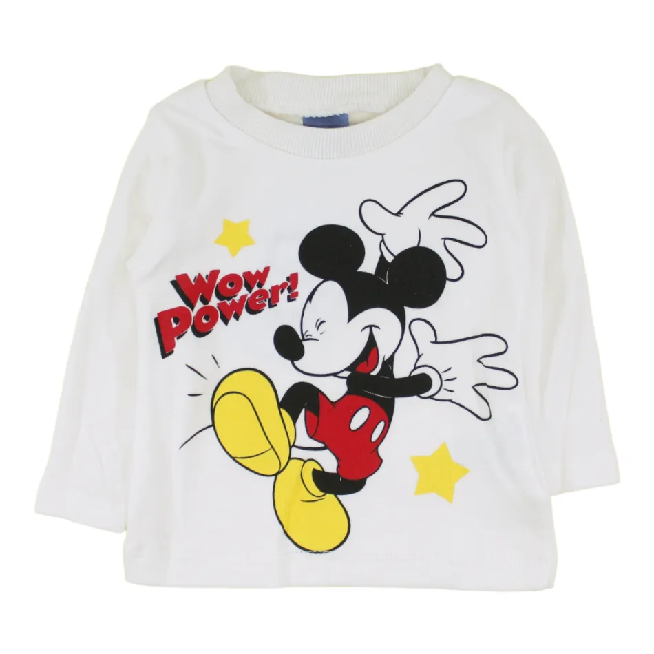 3 Pc Cotton Terry Zip Up Hooded Jacket Set - Mickey Wow Power!