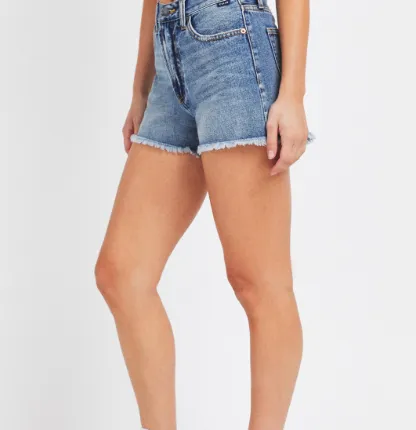 90's Style High Rise Mom Shorts