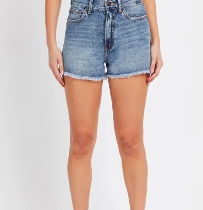 90's Style High Rise Mom Shorts