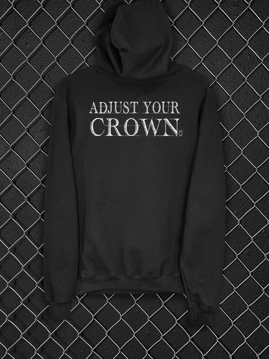 ADJUST HOODIE SILVER CROWN