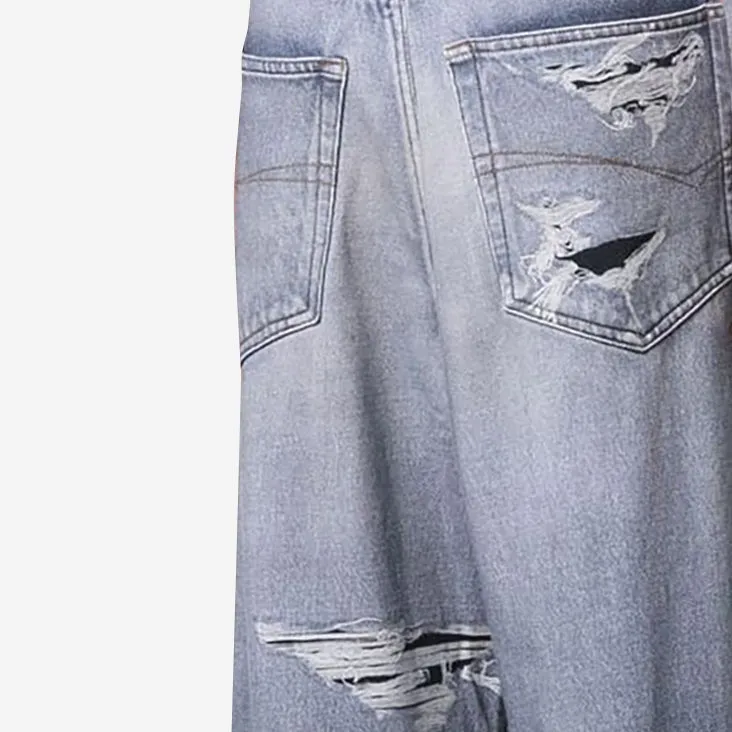 Balenciaga Trompe  L'oeil Jean