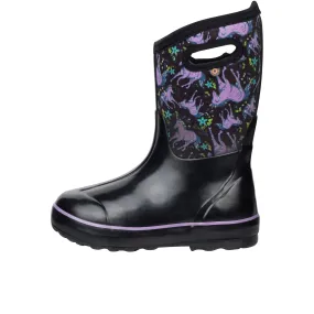 Bogs Childrens Classic II Unicorn Awesome Black Multi