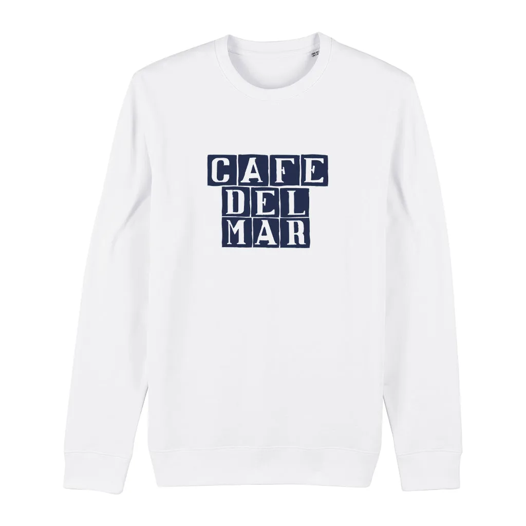 Café del Mar Blue Tile Logo Unisex Sweatshirt