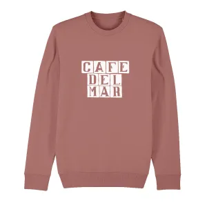 Café del Mar White Tile Logo Unisex Sweatshirt