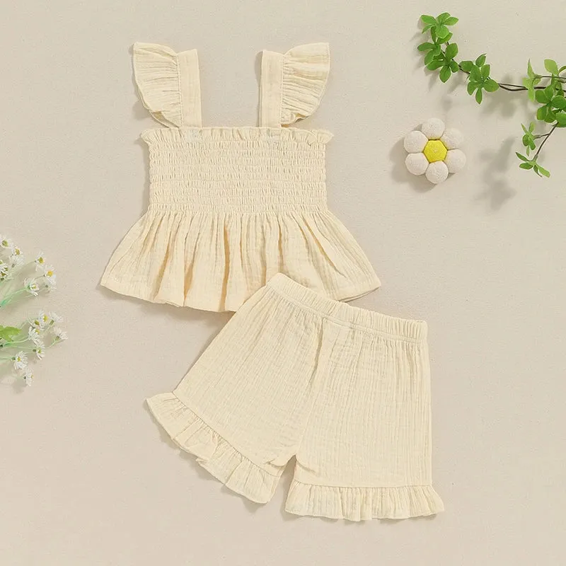 CHARLENE Smocked Summer Outfit