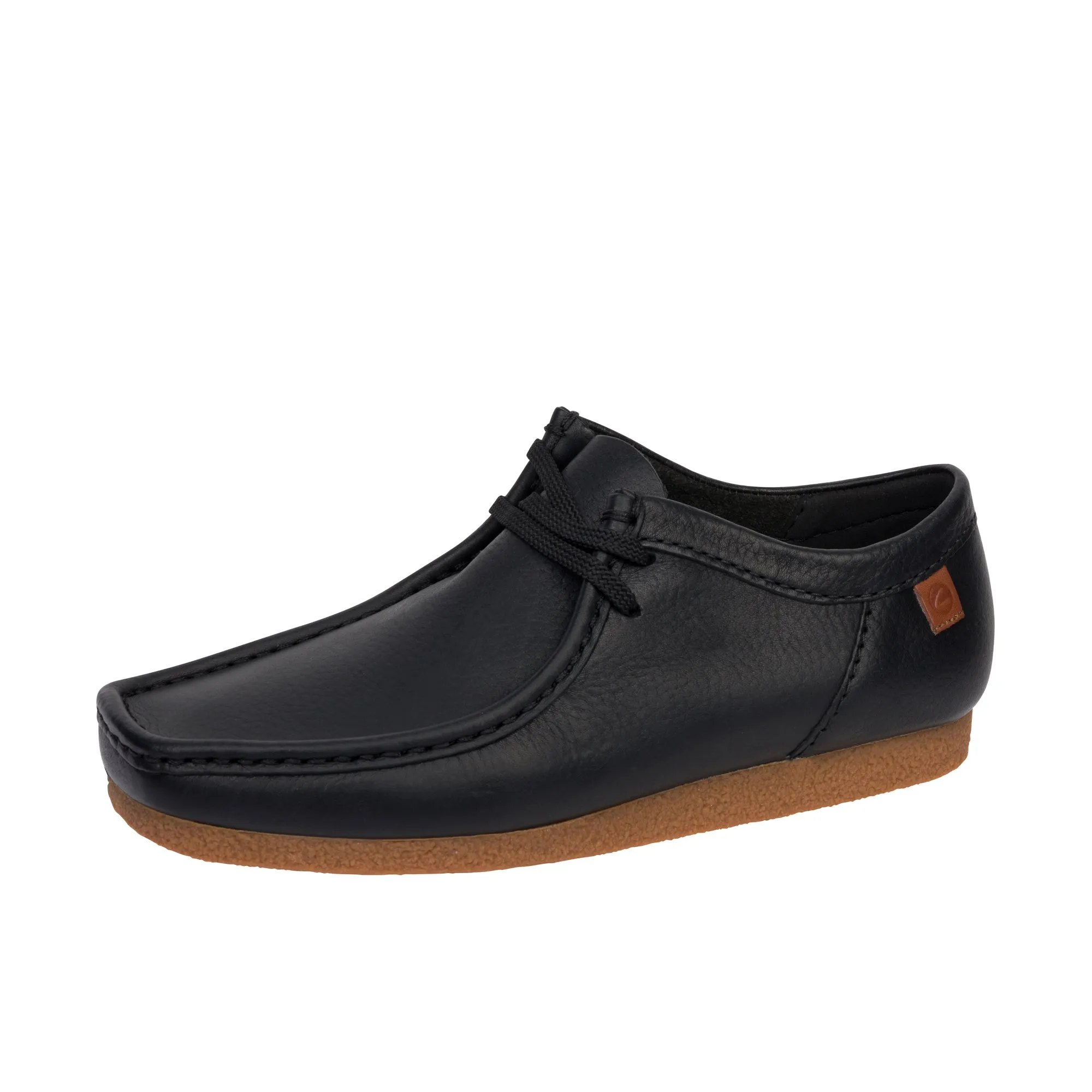 Clarks Shacre II Run Black Leather