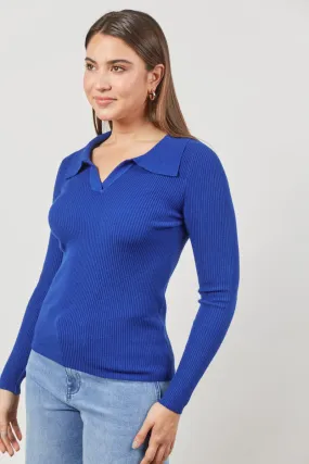 Cosmo Knit Top, Cobalt