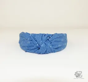 Denim headband