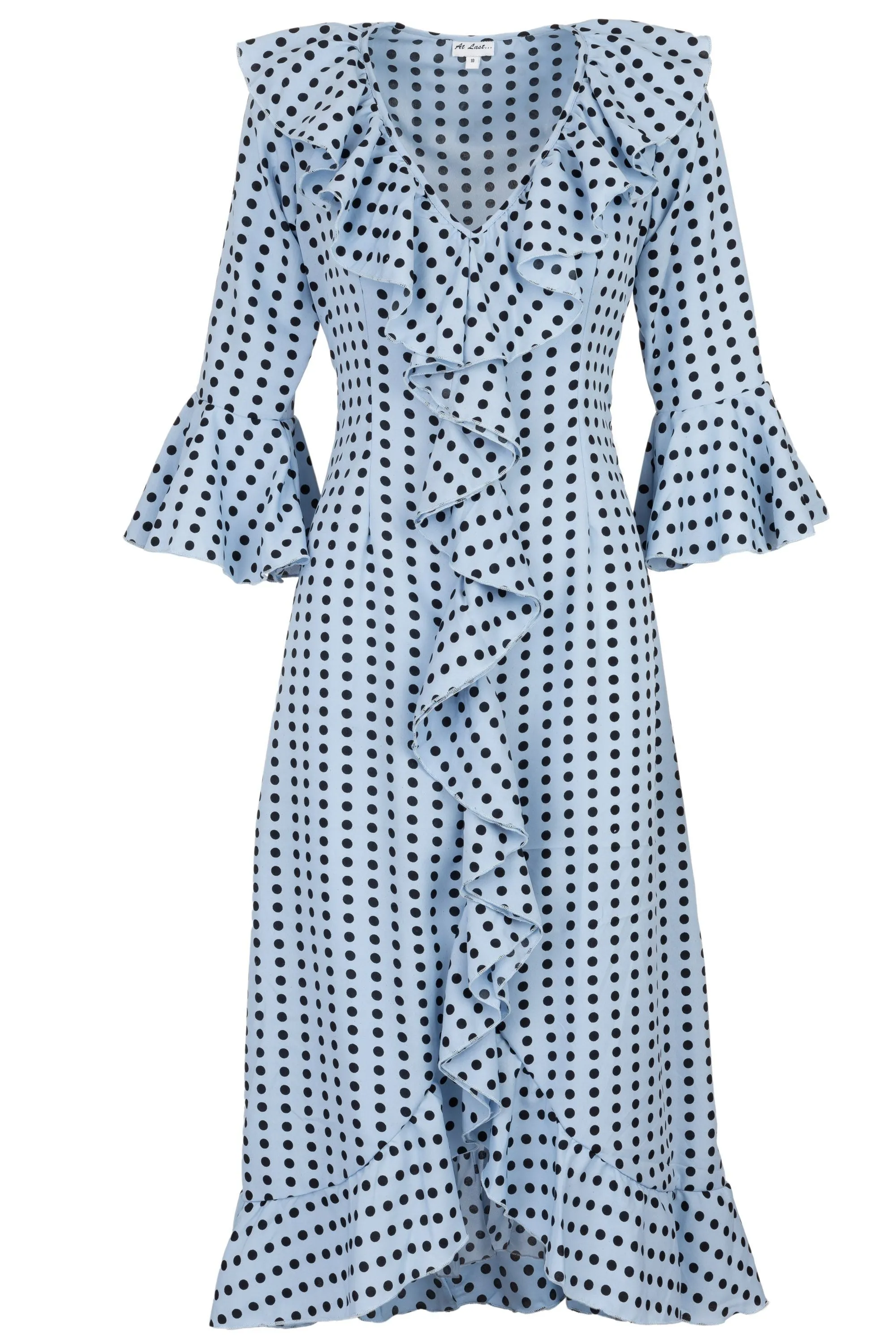 Felicity Midi Dress Blue Spot