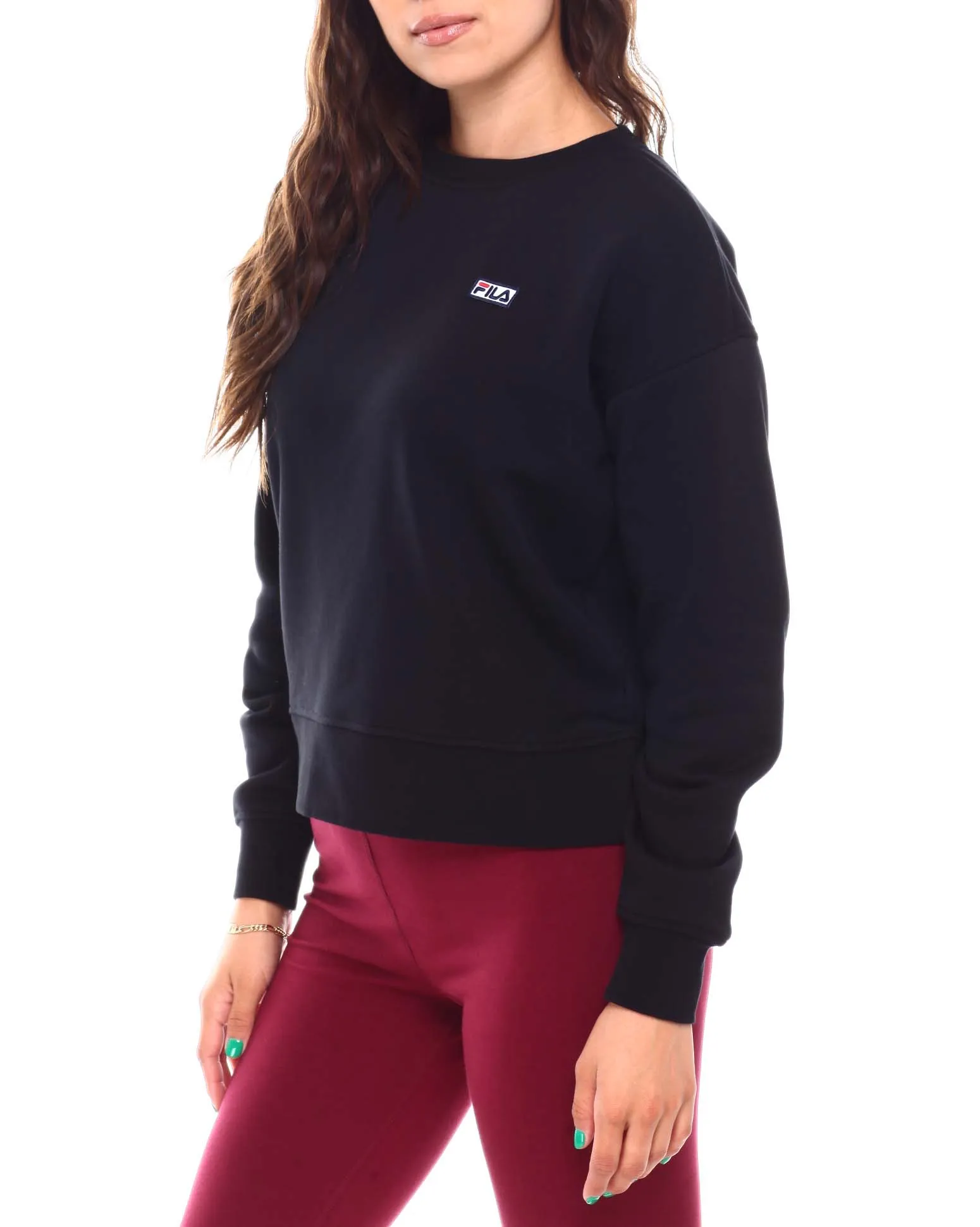 Fila Stina Crewneck Sweatshirt - Black