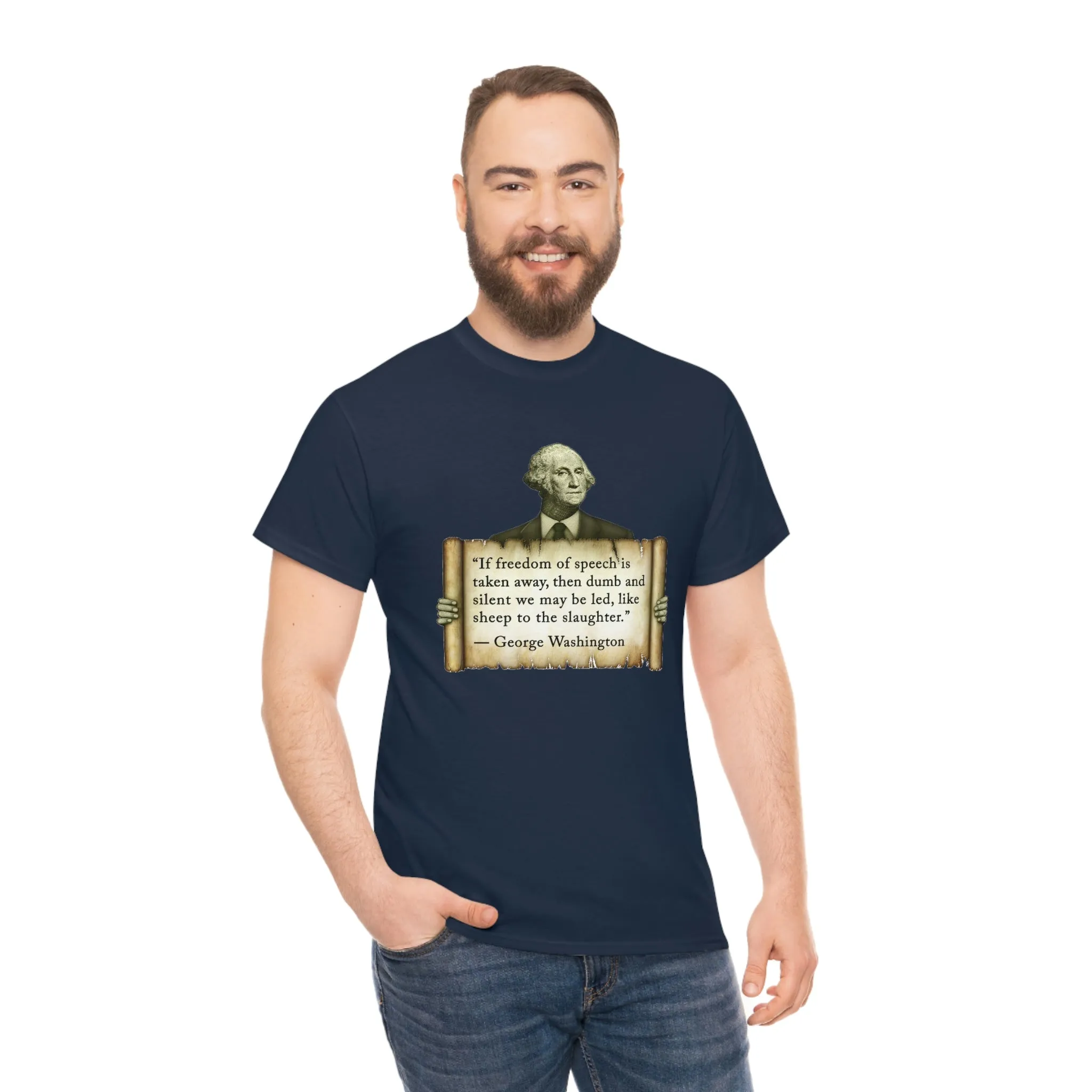 George Washington Freedom of Speech Unisex Tee