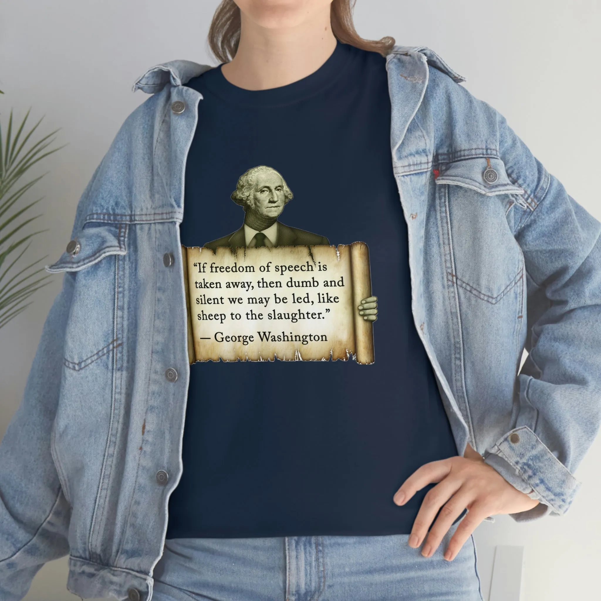 George Washington Freedom of Speech Unisex Tee