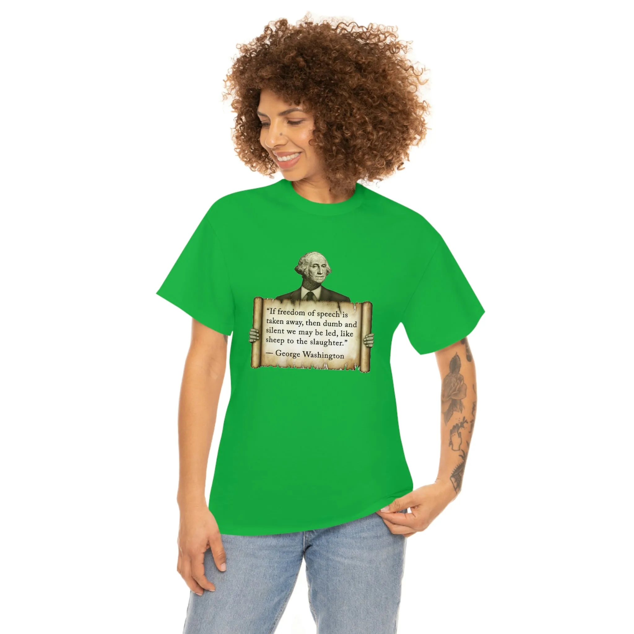 George Washington Freedom of Speech Unisex Tee