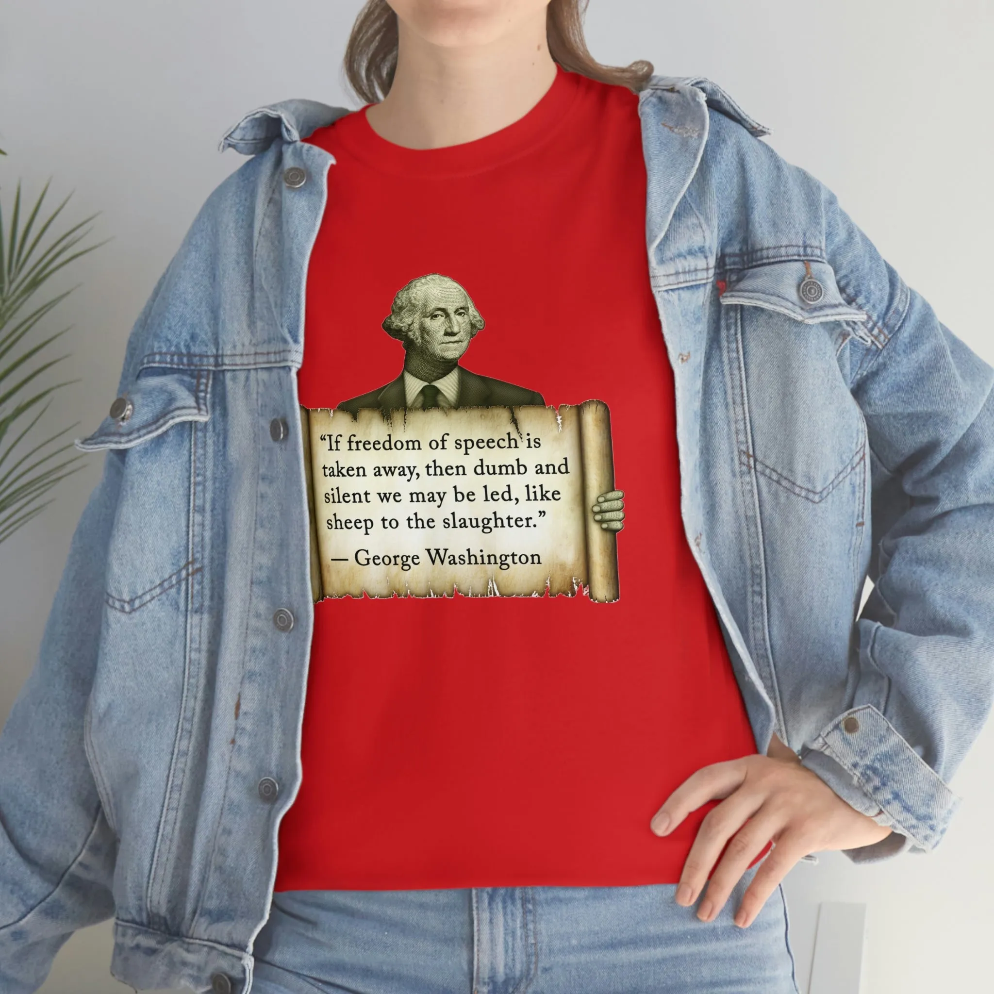 George Washington Freedom of Speech Unisex Tee