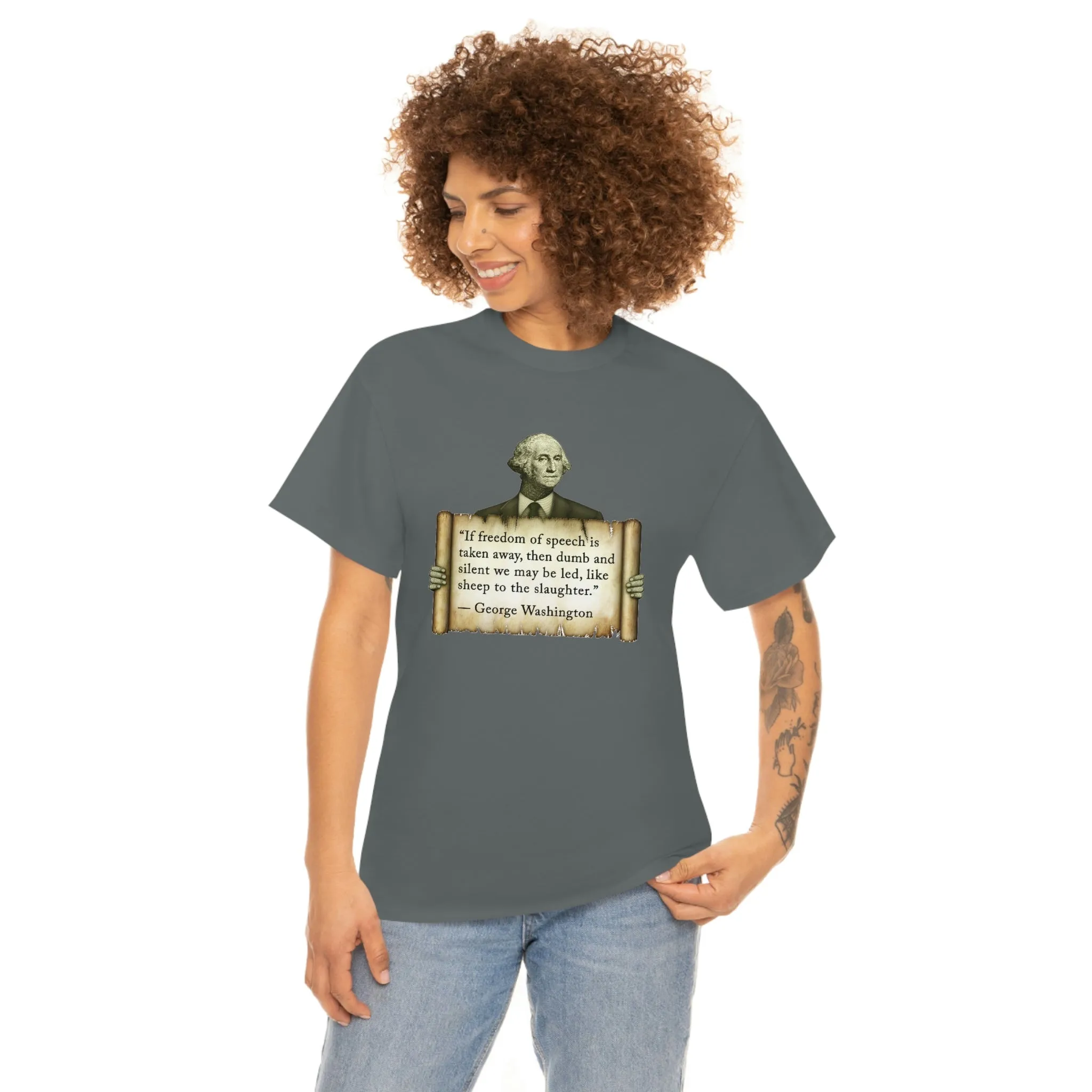 George Washington Freedom of Speech Unisex Tee