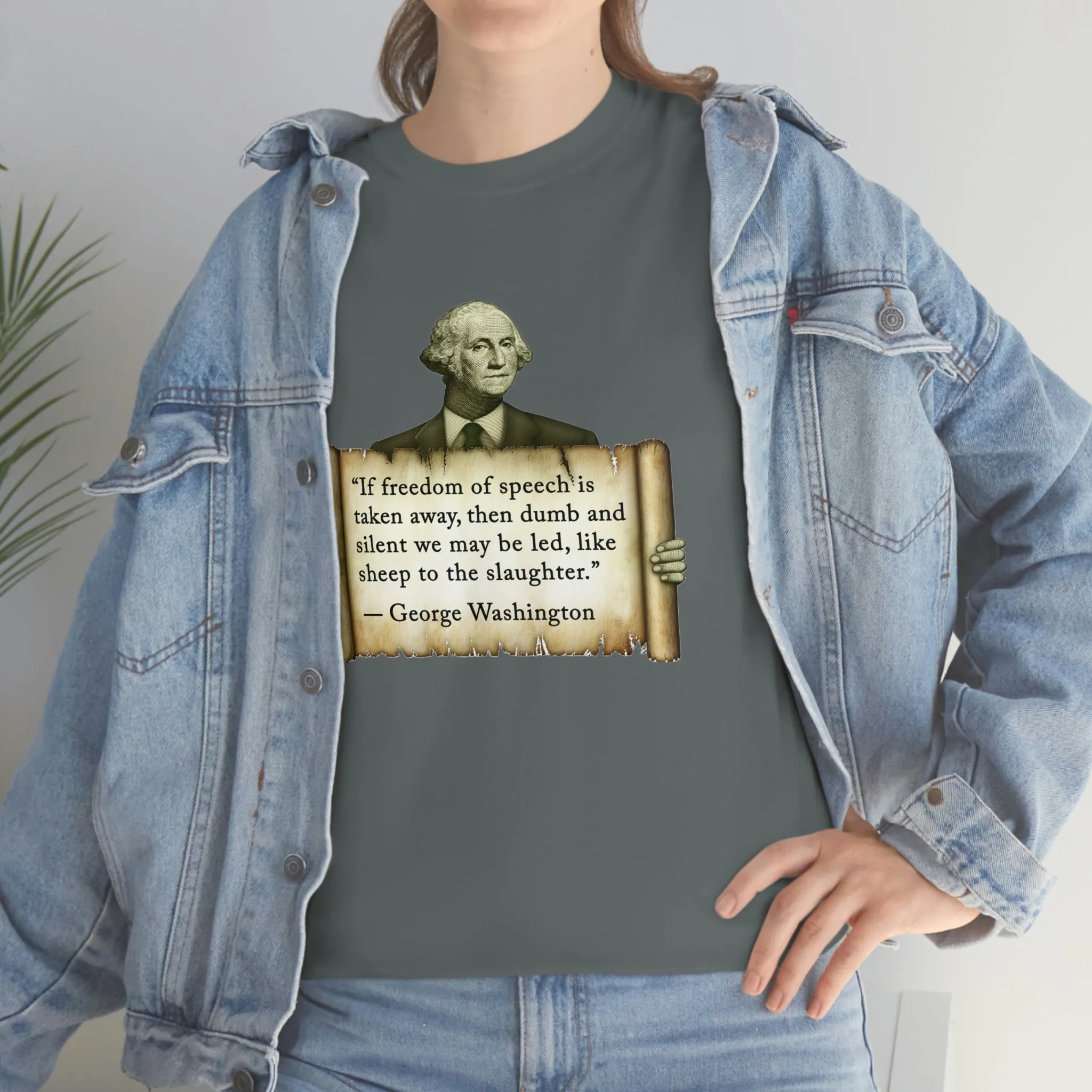 George Washington Freedom of Speech Unisex Tee