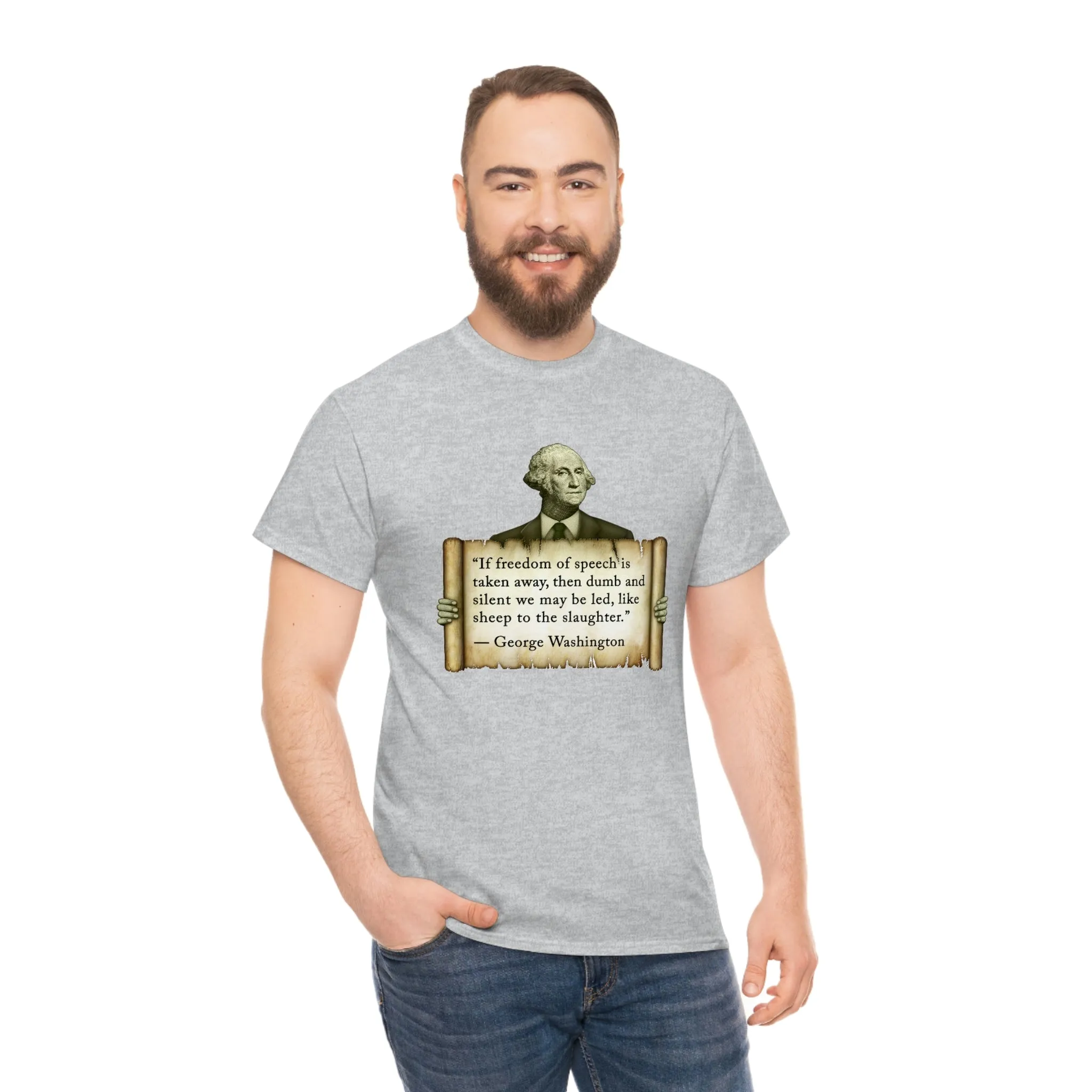 George Washington Freedom of Speech Unisex Tee