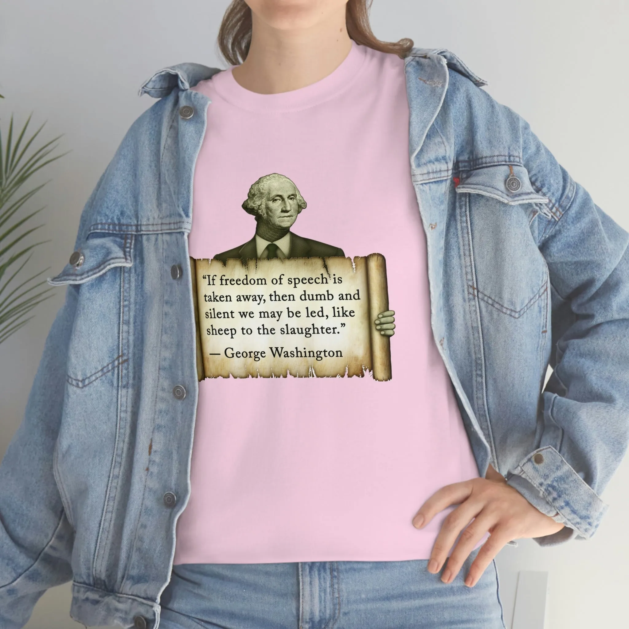 George Washington Freedom of Speech Unisex Tee