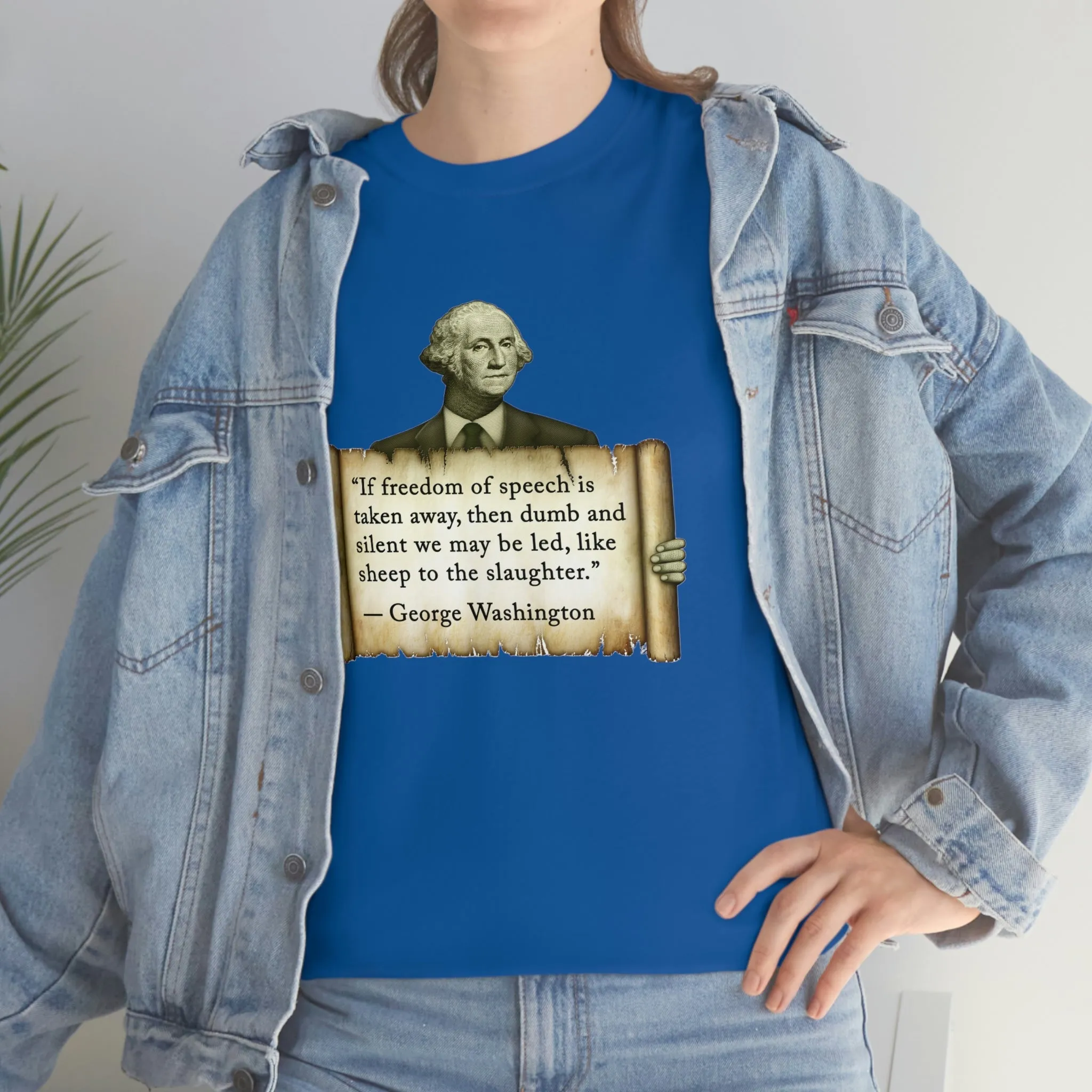 George Washington Freedom of Speech Unisex Tee