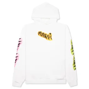 Graffiti Hoodie - Natural White