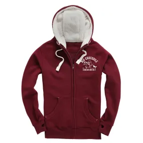 Horserider Fleece Lined Zip Up Hoodie