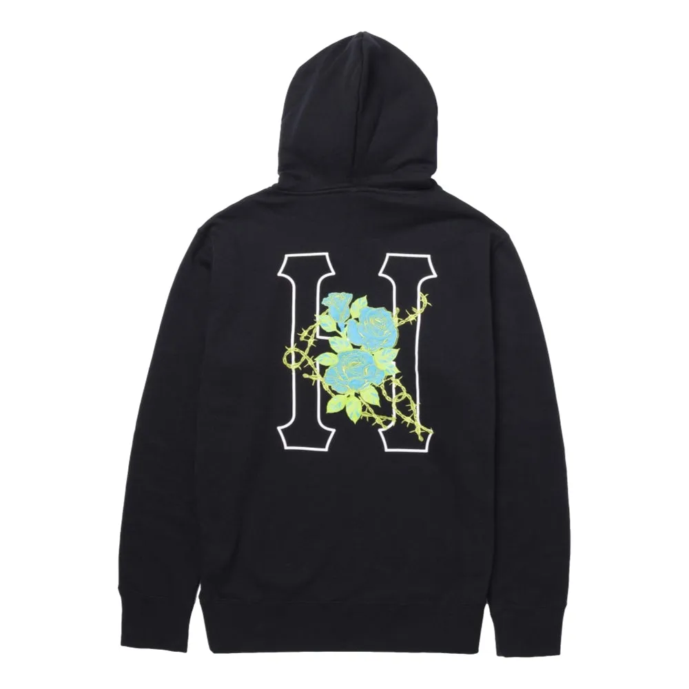 HUF BARB WIRE CLASSIC H P/O HOODIE-BLACK