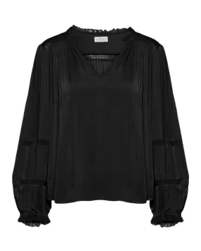 Koren Long Sleeve Top (Black)