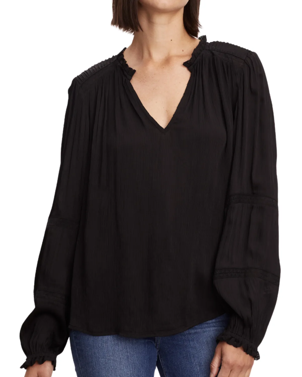 Koren Long Sleeve Top (Black)