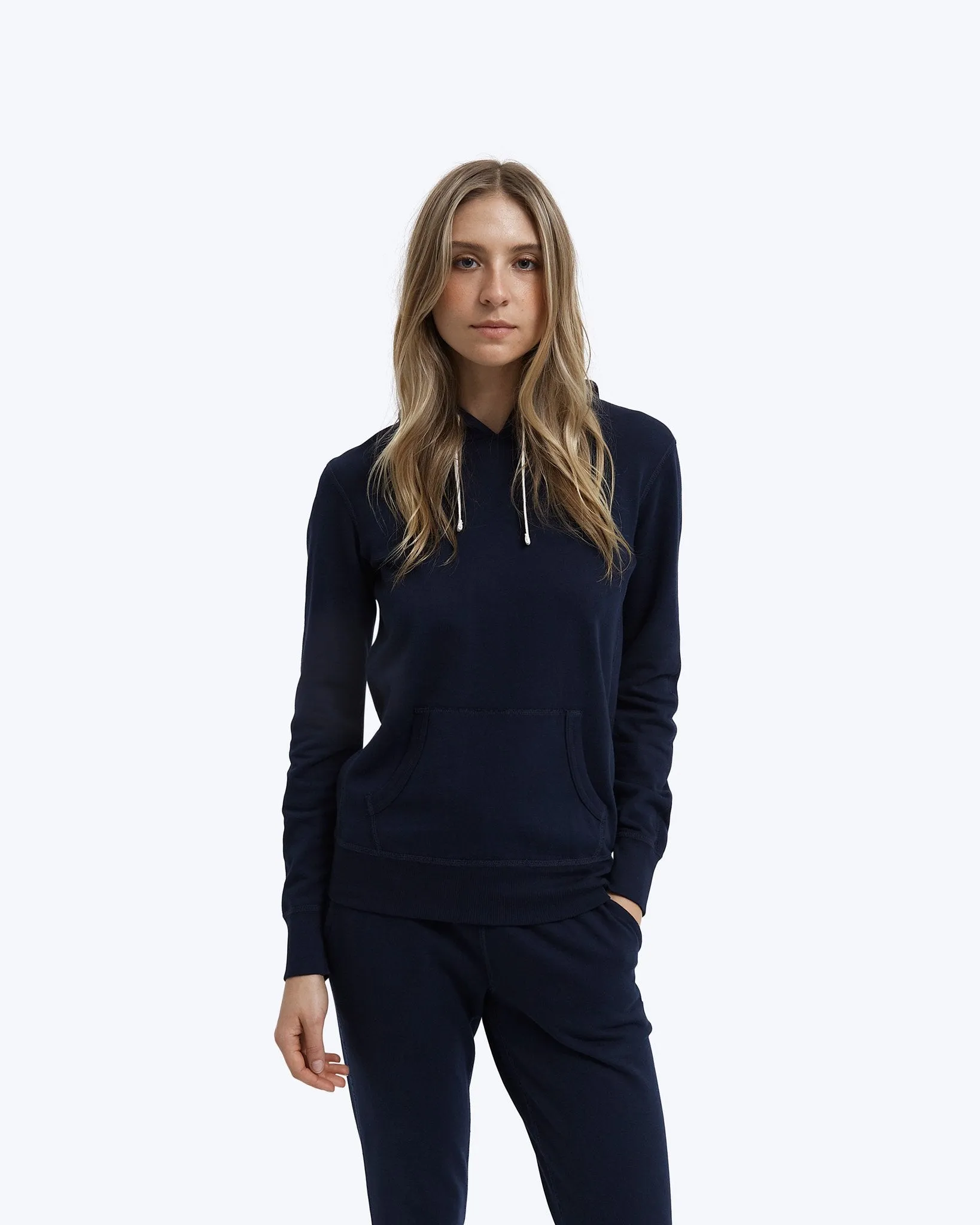 LIGHTWEIGHT TERRY PULLOVER HOODIE WOMENS RC-W3000