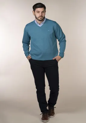 Mens V-Neck Jumper