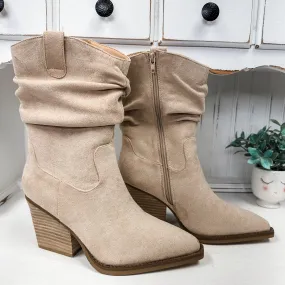 Morocco Slouch Boot - Taupe