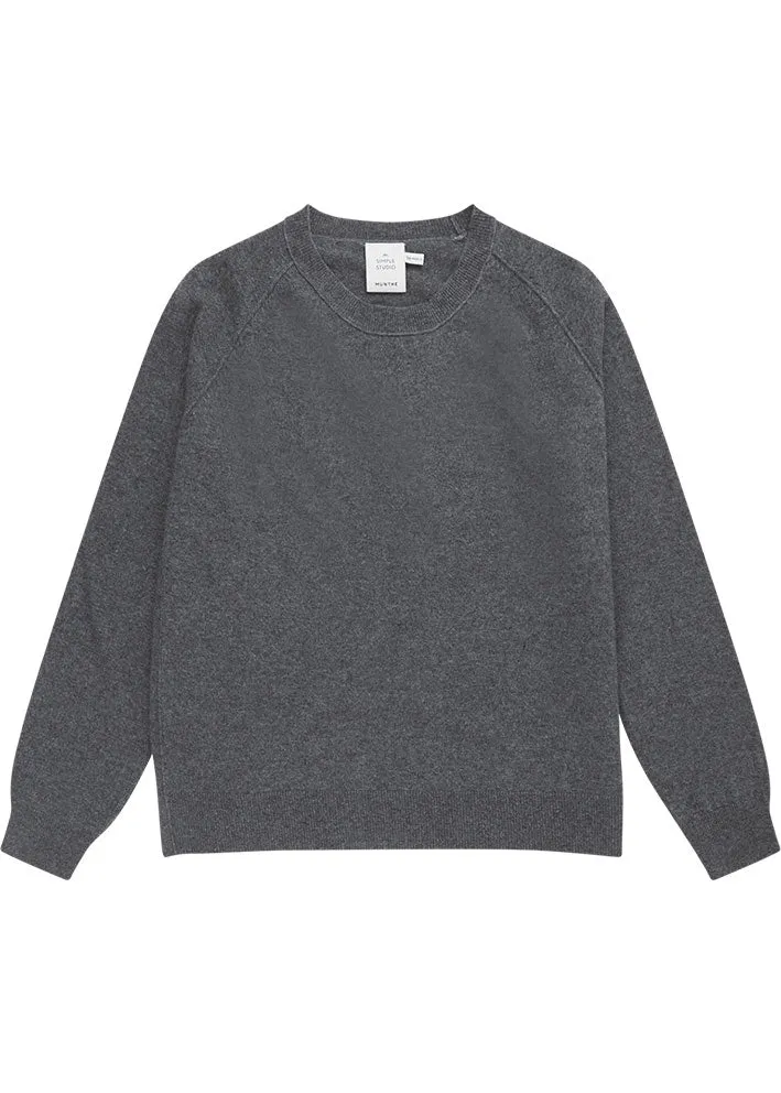 Munthe Sweetcorn Sweater - Charcoal