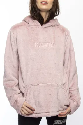 Okee Fluffy Hooded Rose Sweat