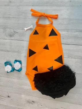 Orange Pebbles Baby Costume