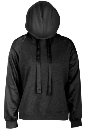 Reminder Black Raglan Sleeve Hoodie