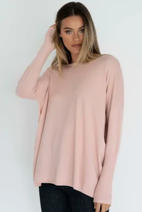 Rosie Super Soft Blush Knit Top