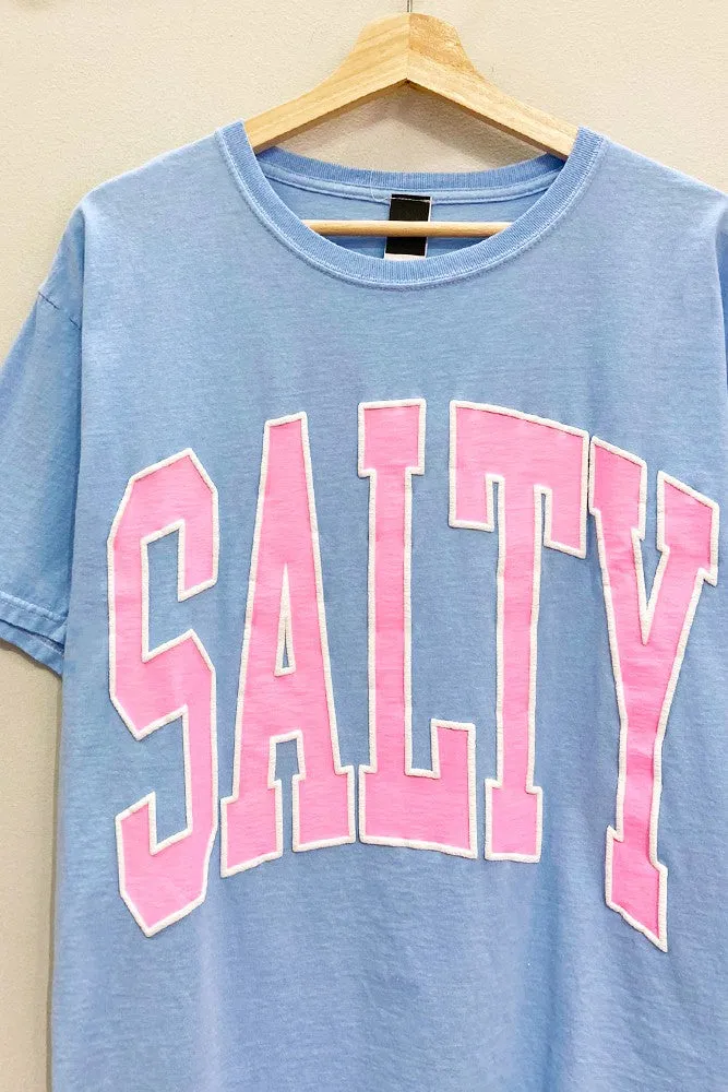 Salty Puff Print Graphic Tee, Skyway