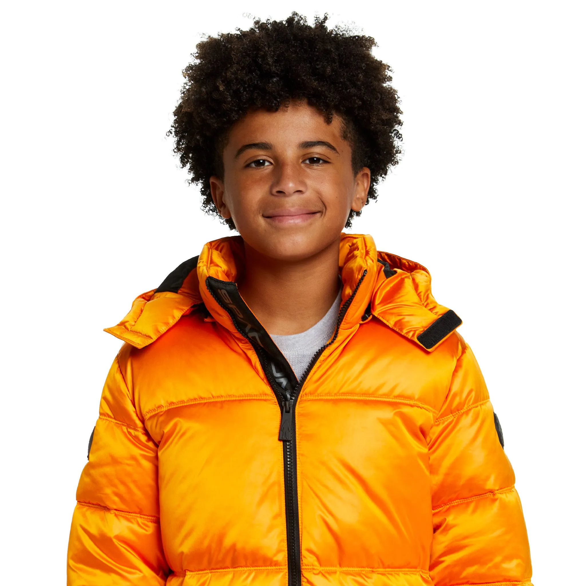 SPACEONE x Andy & Evan | Galactic Puffer Jacket | Orion Orange