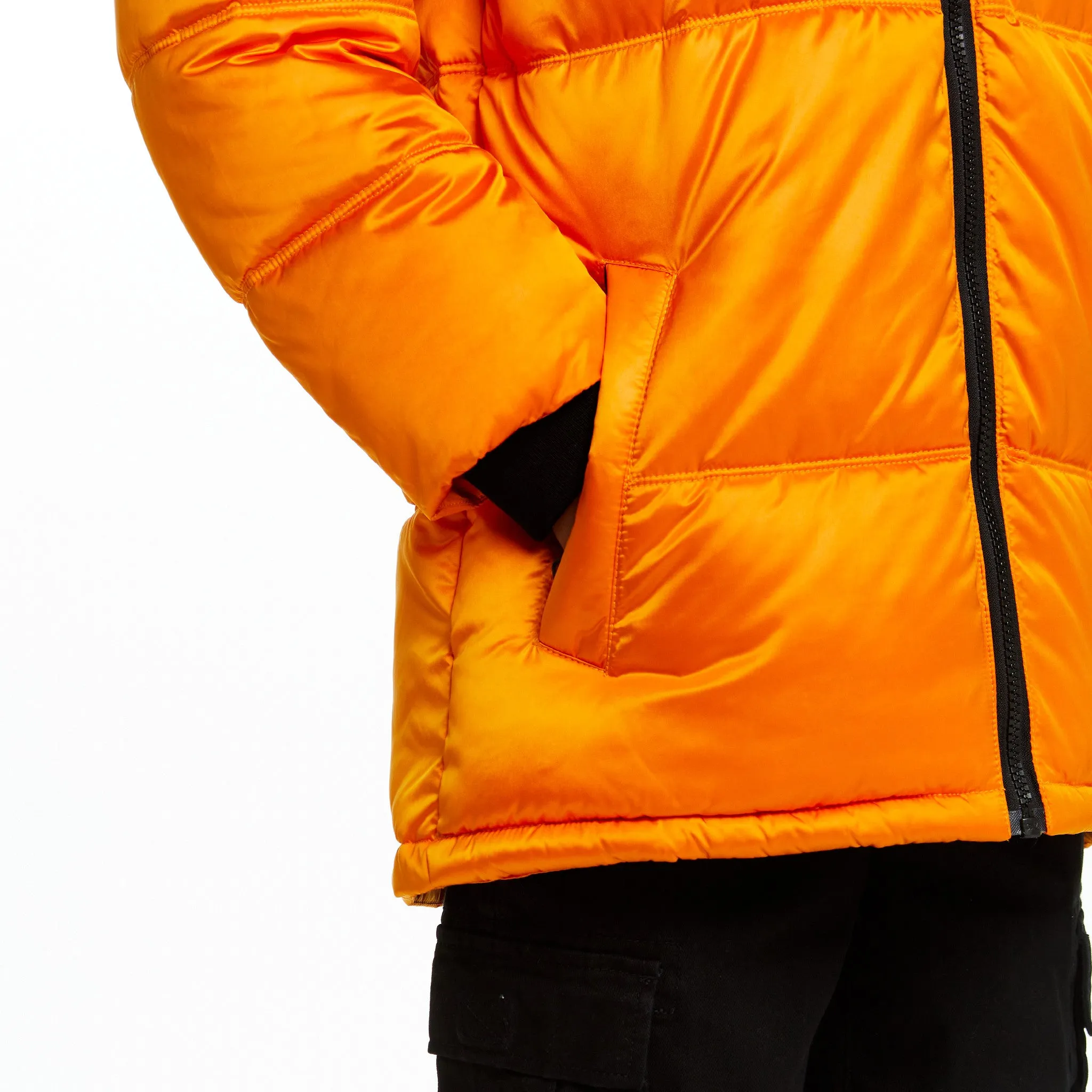 SPACEONE x Andy & Evan | Galactic Puffer Jacket | Orion Orange