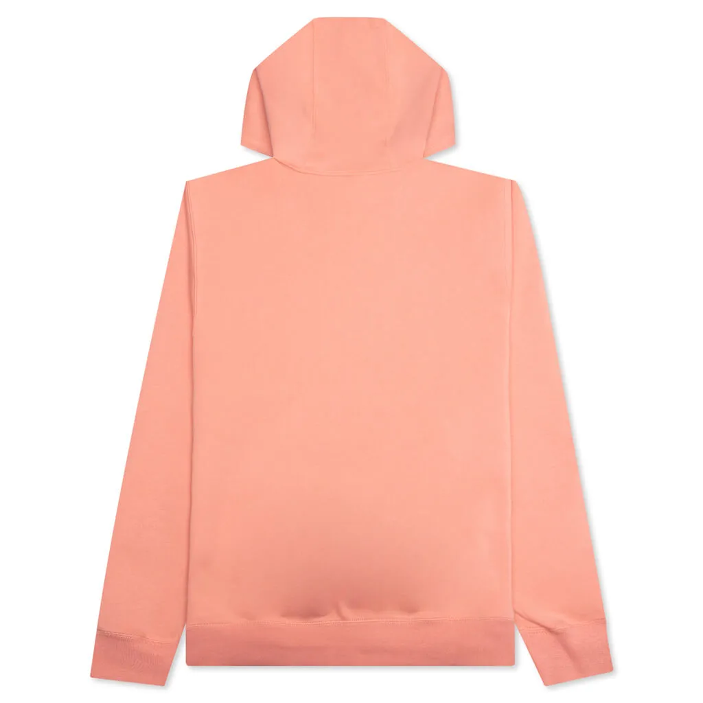 Sportswear Club Fleece Pullover Hoodie - Light Madder Root/White