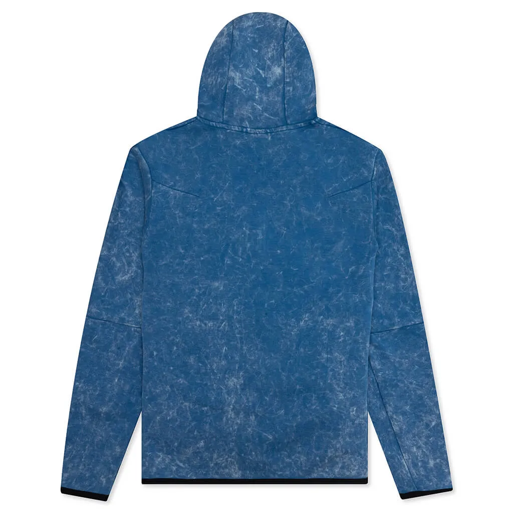 Sportswear Tech Fleece Full-Zip Hoodie - Dark Marina Blue/Black