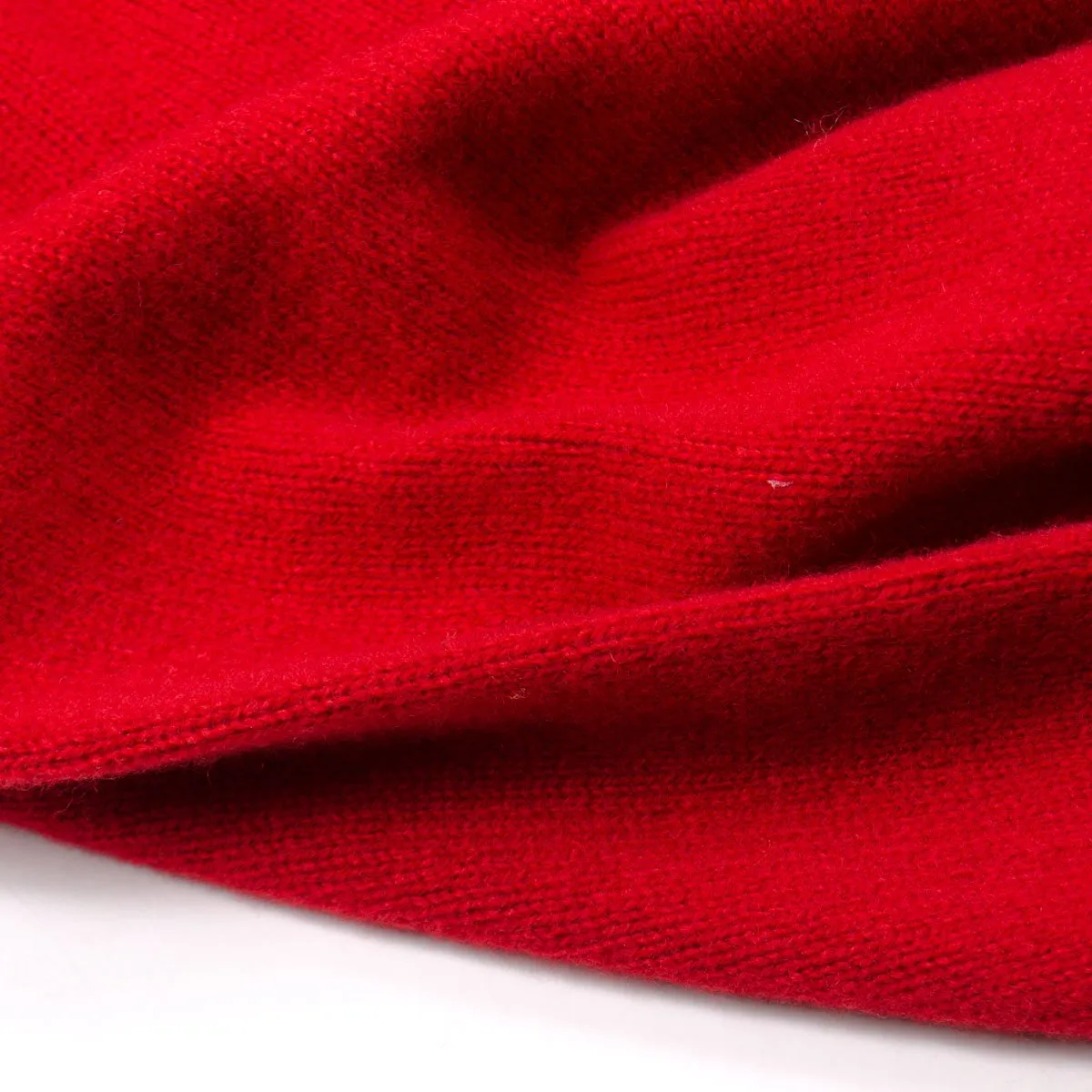 Sunspel - Lambswool Crewn Neck Sweater - Ruby Red