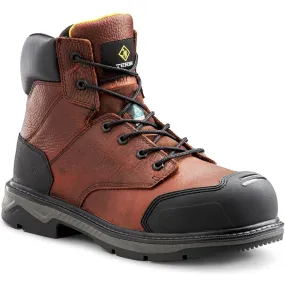 Terra Men's Patton 6" AT Waterproof Safety Work Boot -Brown- 4NS6BN