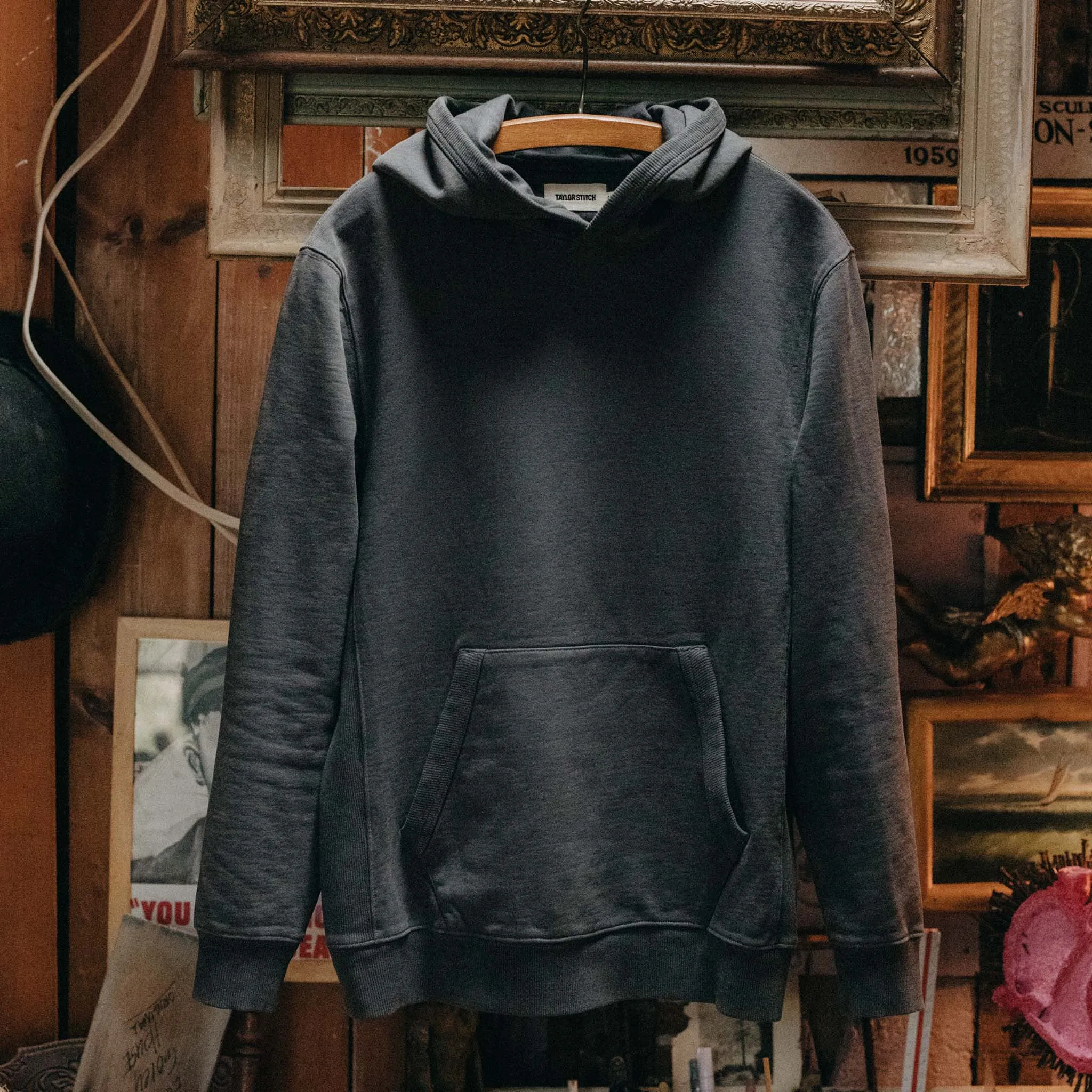 The Cotton Hemp Hoodie in Asphalt