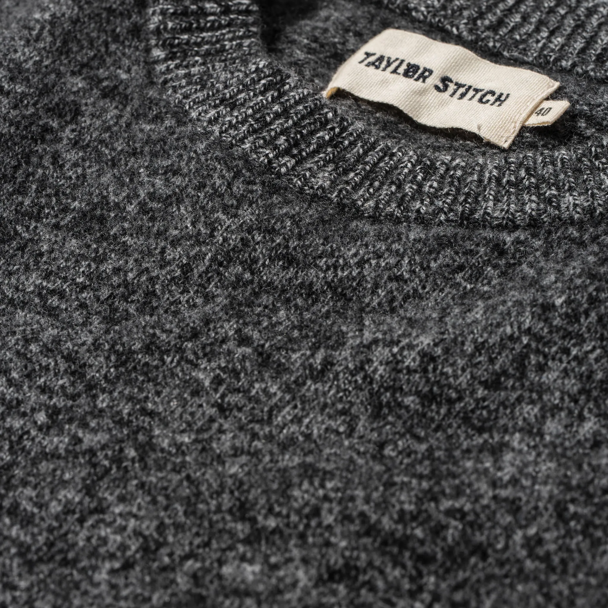 The Lodge Sweater in Charcoal