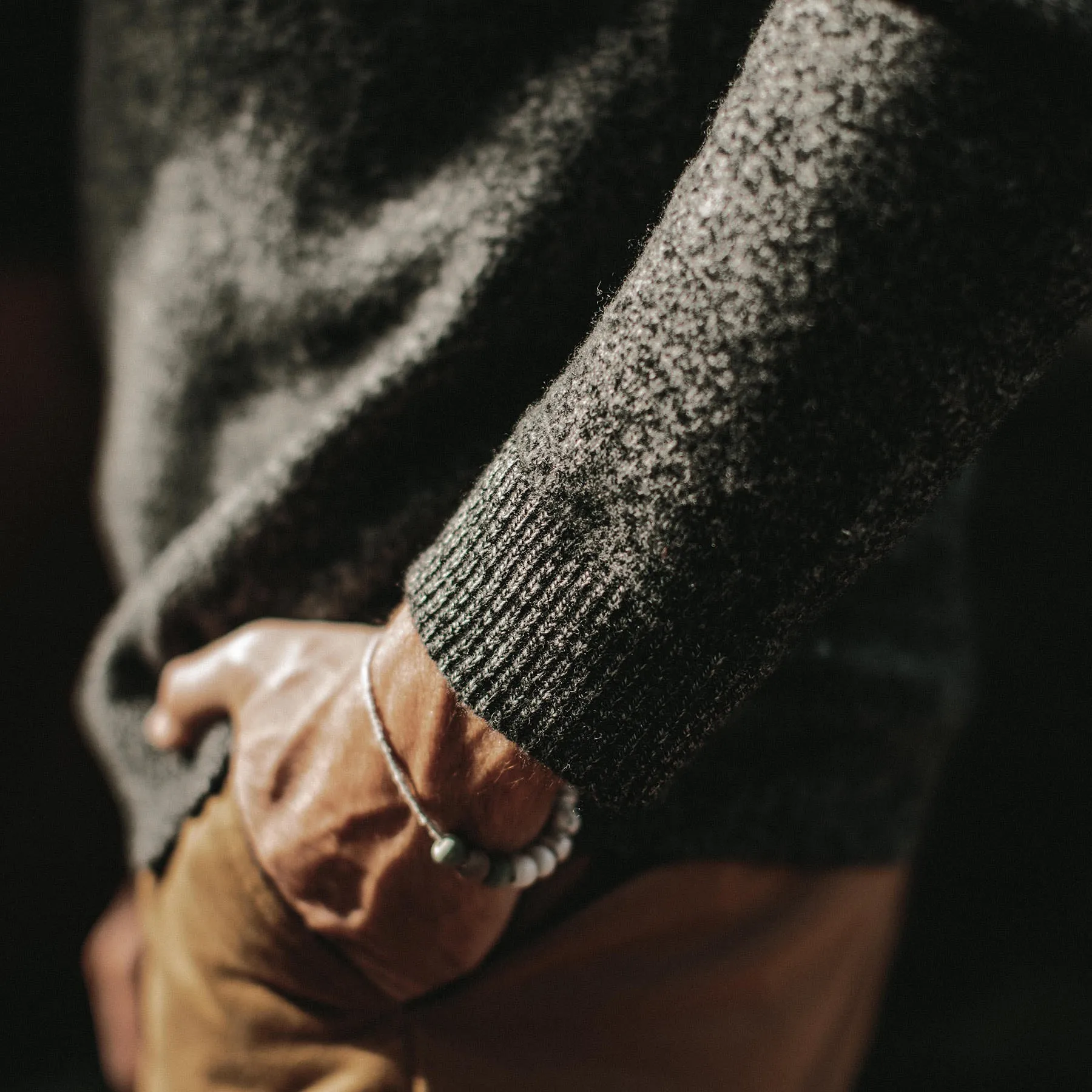 The Lodge Sweater in Charcoal