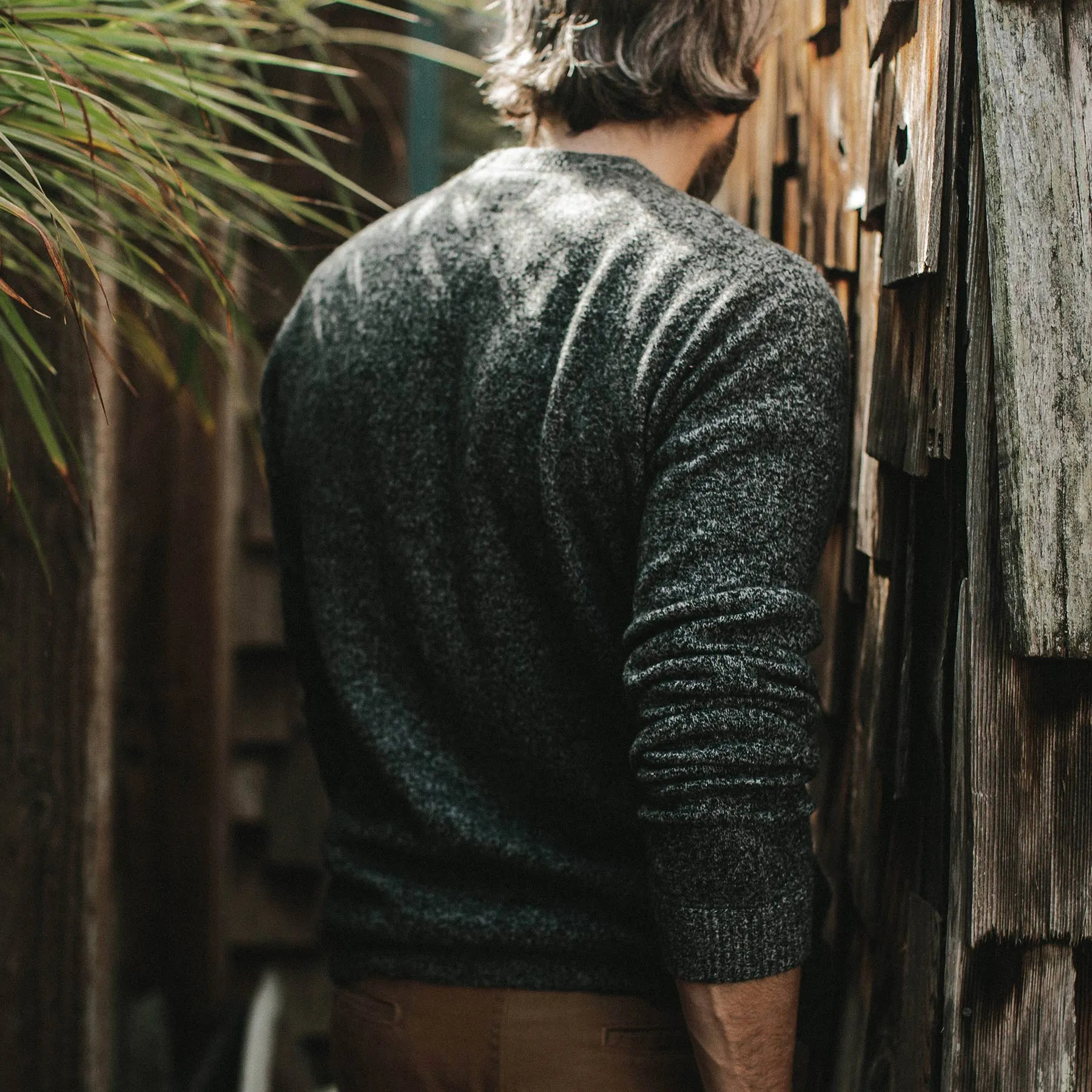 The Lodge Sweater in Charcoal