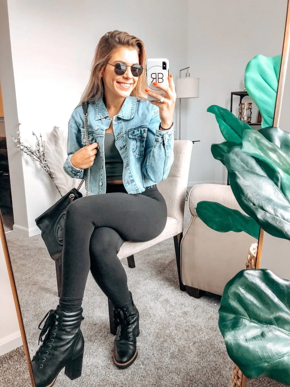 Valentina Denim Crop Jacket