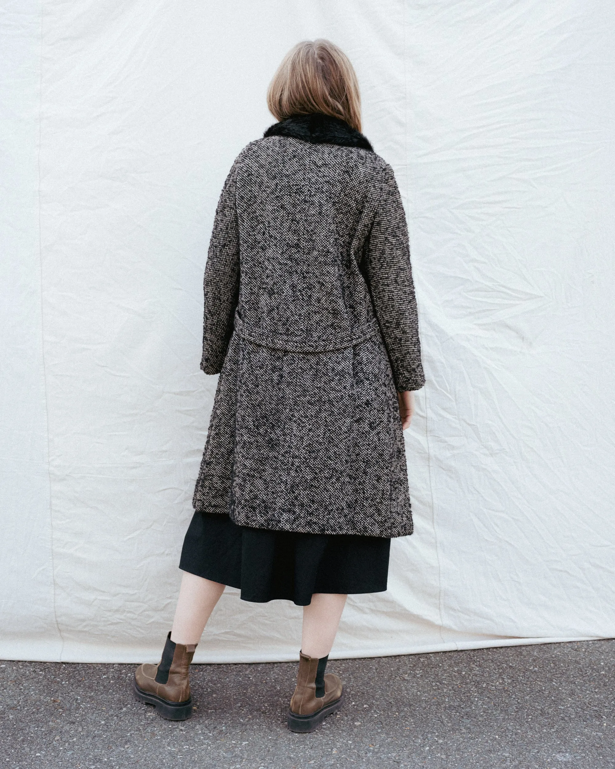 Vintage Boucle Wool BERLIN Coat #7 (XS/S   S/M)