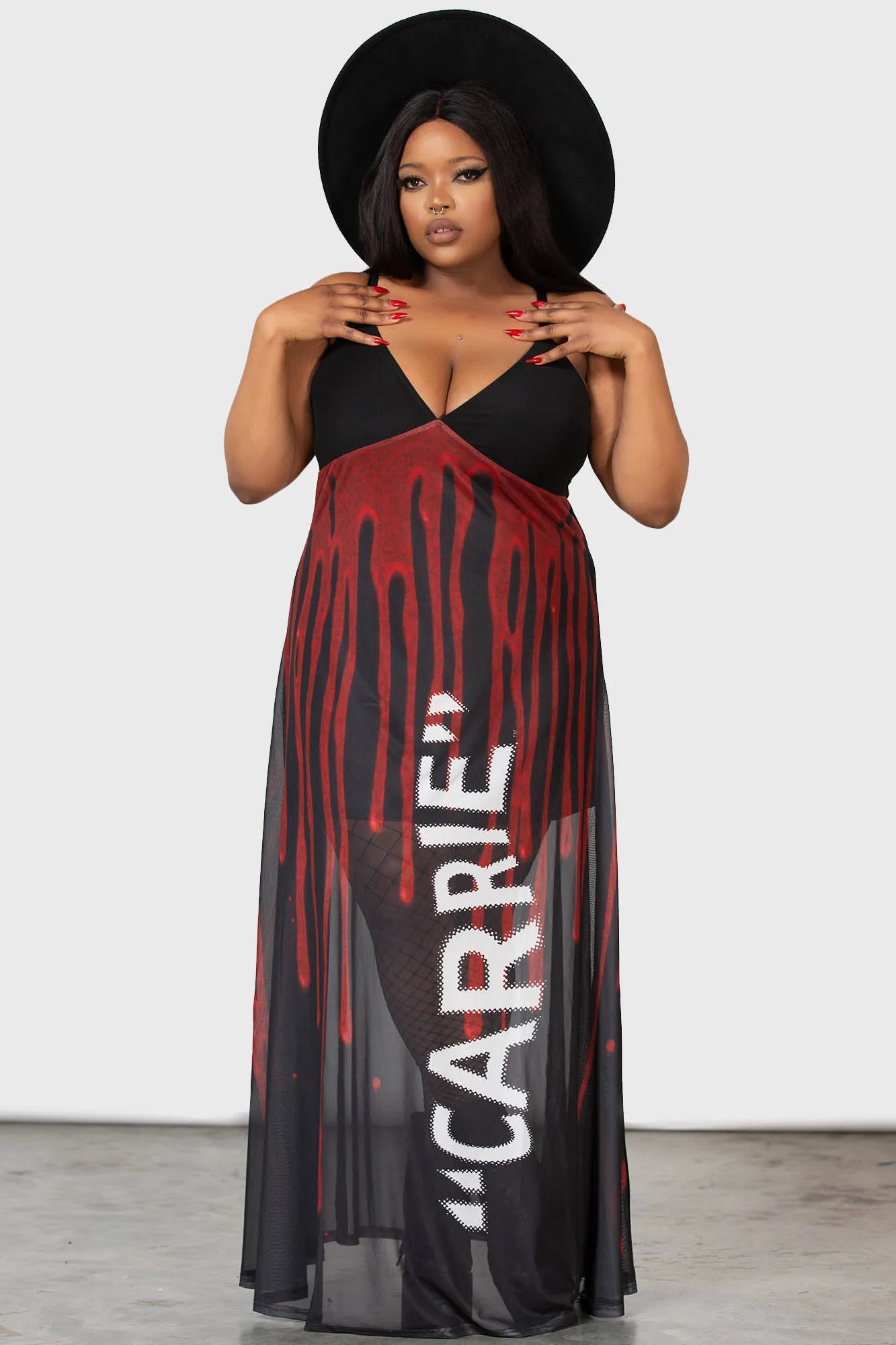 Warned Maxi Dress [PLUS]